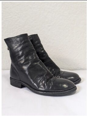 Guidi 985 black back zip boots size 37
